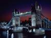 Tower Bridge at Night, London, England